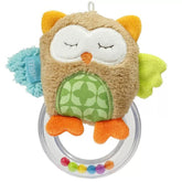 Baby Fehn Ring Rattle Sleeping Forest - Owl - Mari Kali Stores Cyprus
